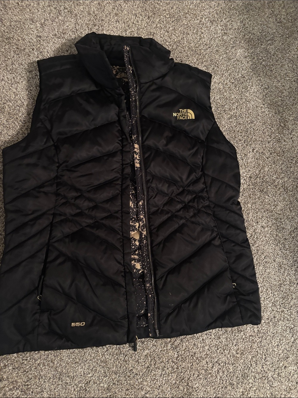 The North Face Women's Black Quilted Down Vest